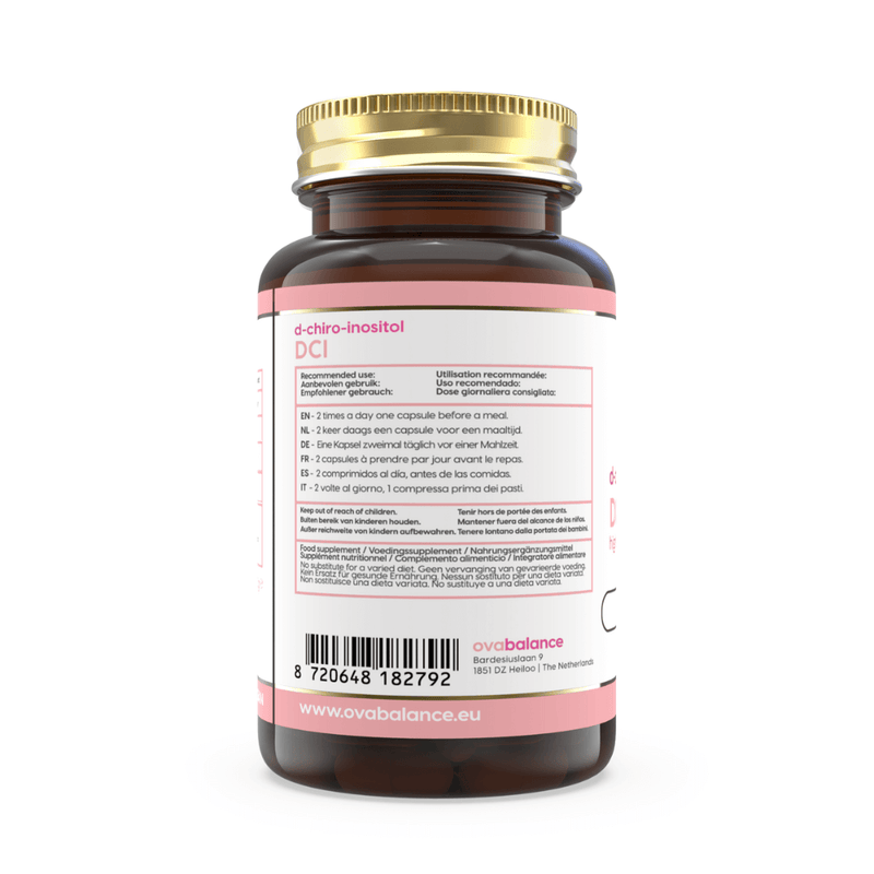 Probeerverpakking: DCI - D-Chiro-Inositol 600 mg | 30 capsules