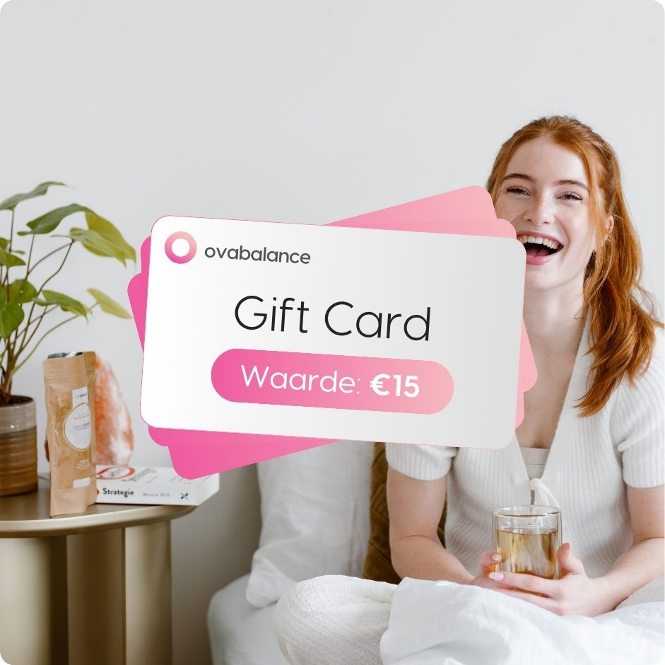 Ovabalance giftcard met een waarde van €15