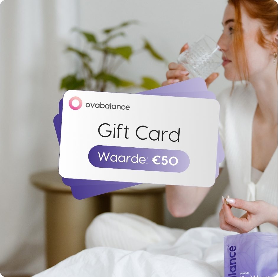 Ovabalance giftcard met een waarde van €50
