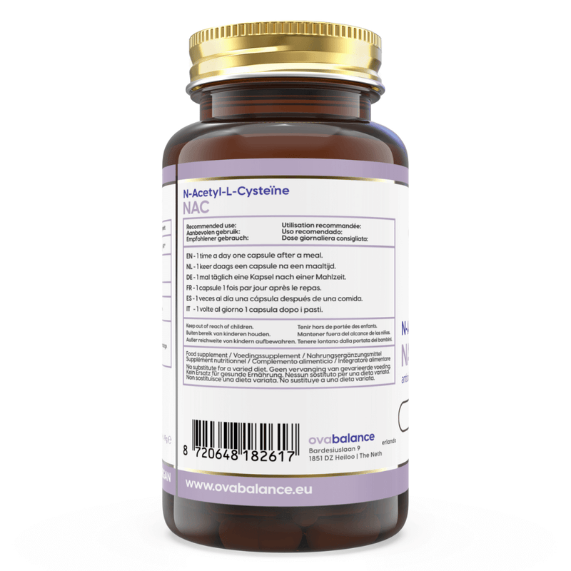 NAC - N-Acetyl-L-Cysteïne | 60 capsules