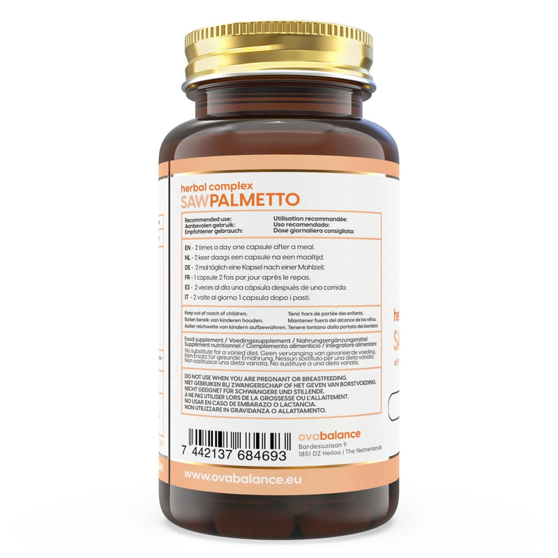 Saw Palmetto Herbal Complex | 60 capsules